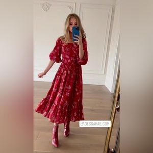 JessaKae “Meri” Dress - Red - Size XL